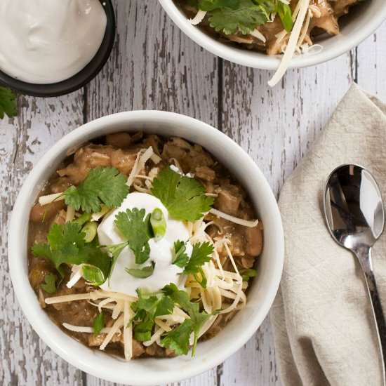 Easy White Bean Chicken Chili