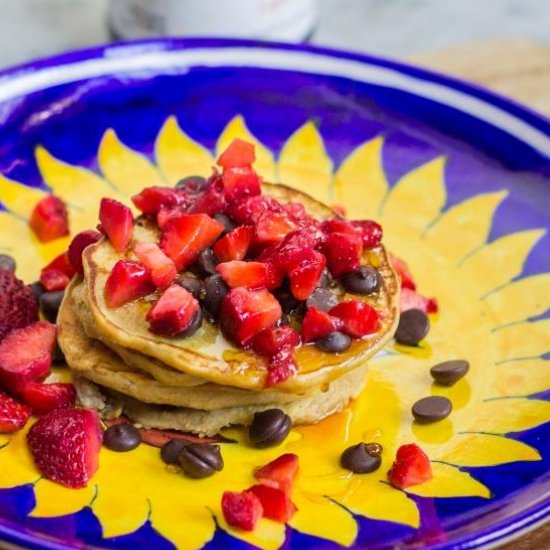 Healthy 3 Ingredient Pancakes