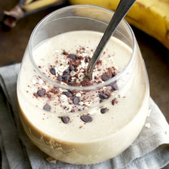 Banana Cream Pie Oatmeal Smoothie