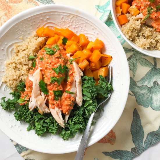 Italian Herb and Chicken Bowls