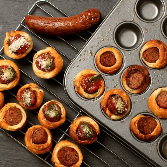 Sausage Pizza Bites