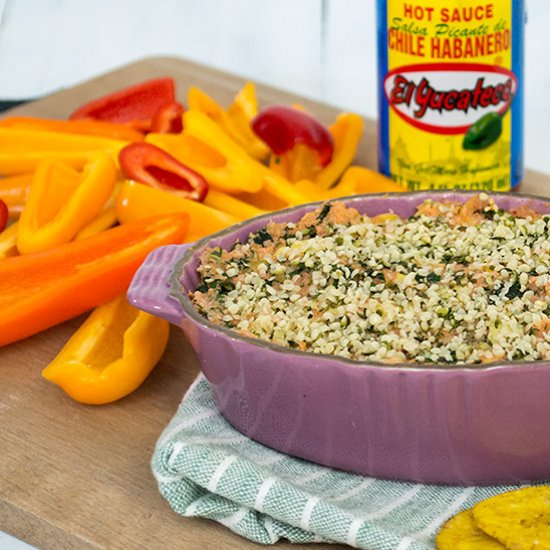 Spicy Kale Artichoke Dip