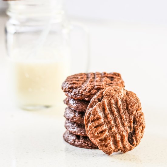 Peanut Butter Nutella Cookies