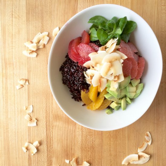 Avocado and Citrus Rice Bowl