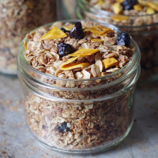 Mango Blueberry Granola