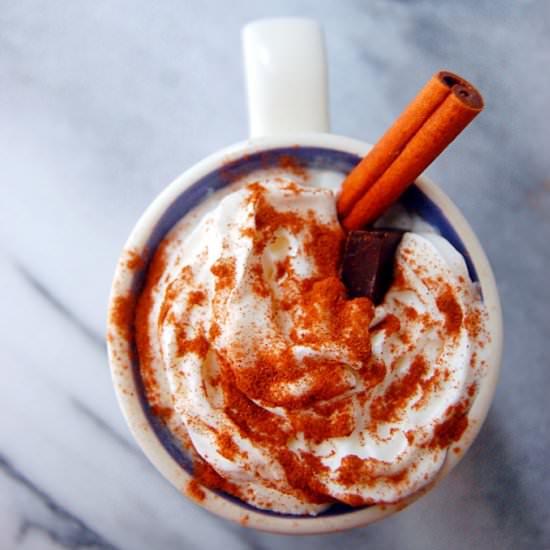 Decadent Dark Hot Chocolate