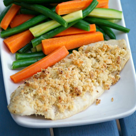 Healthy Macadamia Crusted Fish