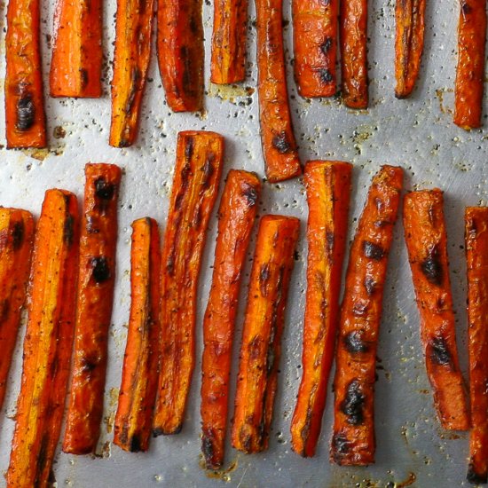 Miso Honey Roasted Carrots