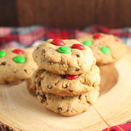 Peanut Butter M&M Cookies