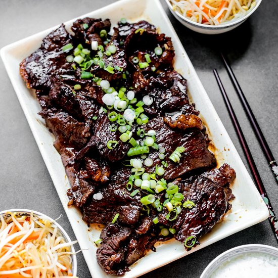 Chinese Beef with Honey and Pepper