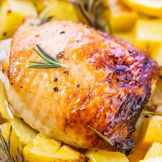 Honey Lemon Chicken and Potatoes