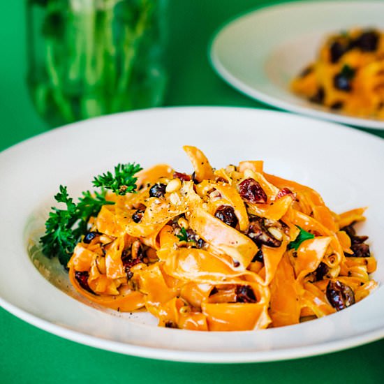 Sweet Potato Fettuccine