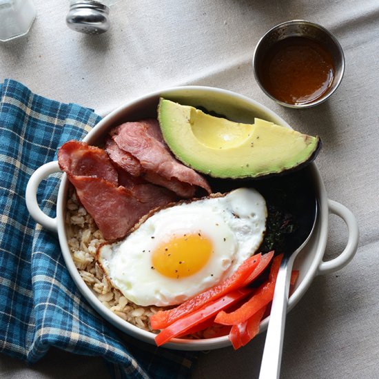 Savory Oatmeal Breakfast Bowls