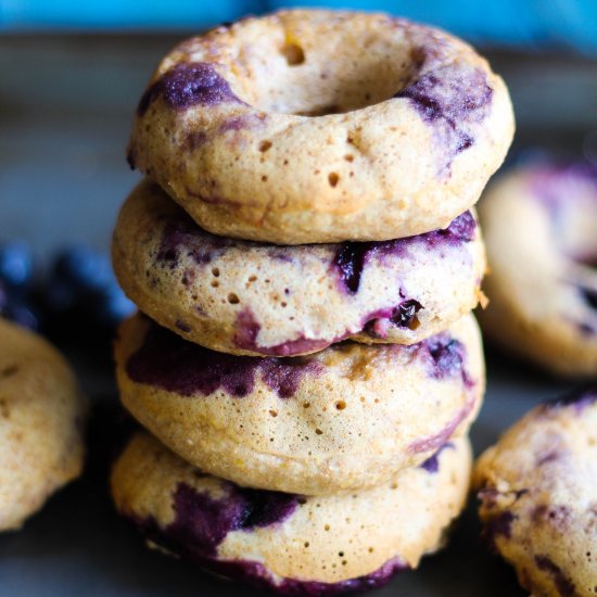 Blueberry Lemon Baked Donuts