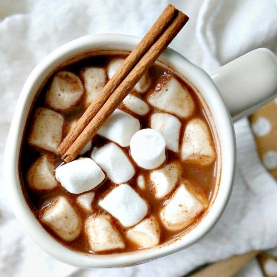 Homemade Vegan Hot Chocolate