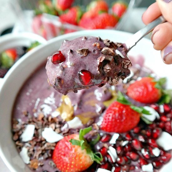 Purple Power Smoothie Bowl