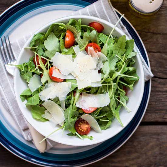 Arugula Salad with Parmigiano