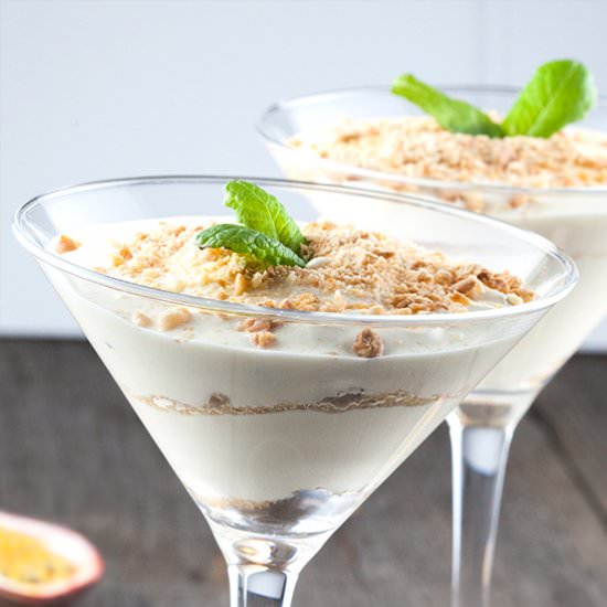 Passionfruit & Greek Yogurt Mousse