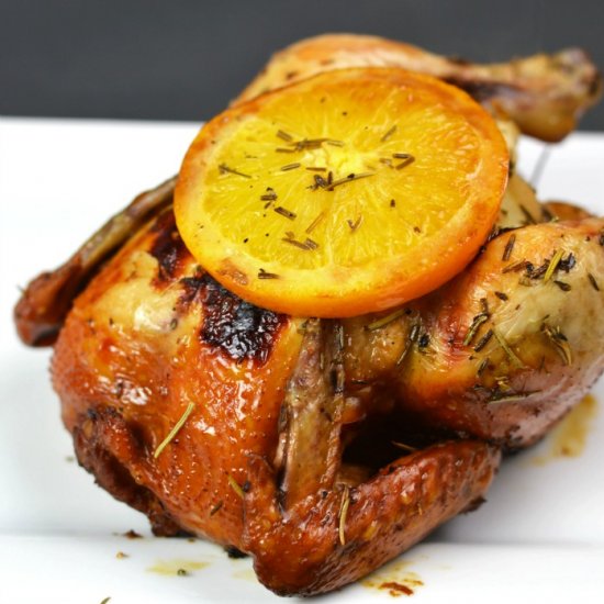 Rosemary Orange Cornish Game Hen