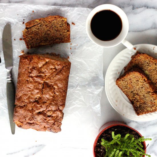 Peanut Butter Honey Banana Bread