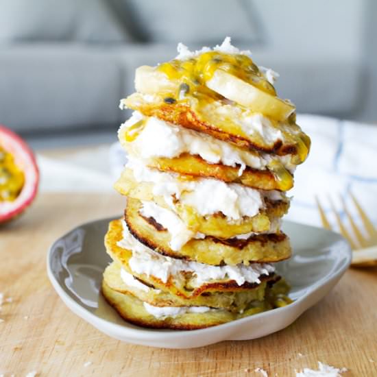 Sweet Potato Pancake Stack