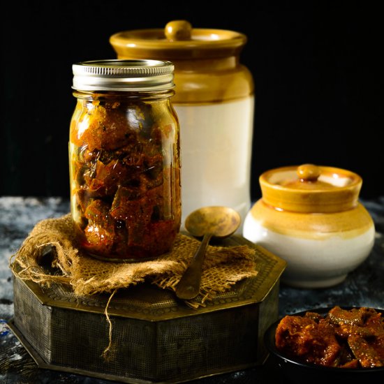 Lemon and Green Chilli Pickle