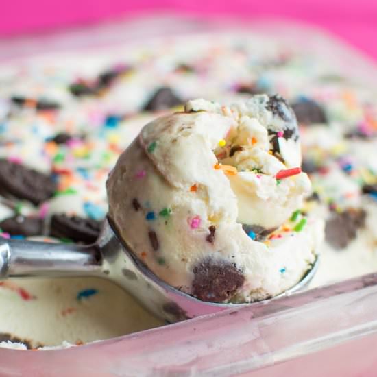 B-day Cake Oreo Truffle Ice Cream