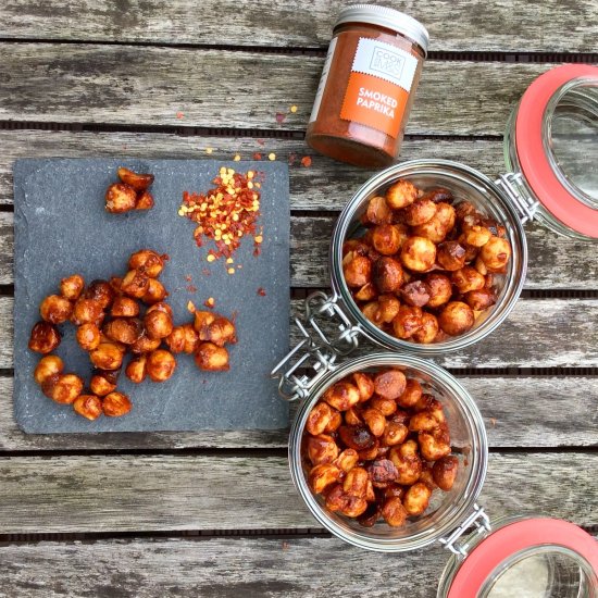 Caramelized Macadamias with Chili