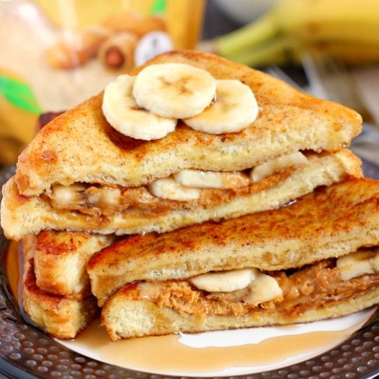 Peanut Butter Banana French Toast