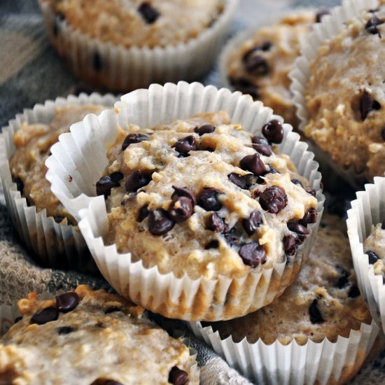 Chocolate Chip Quinoa Muffins