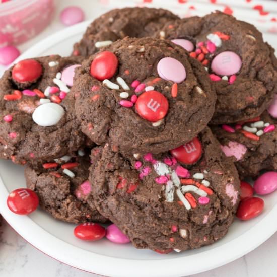 Very Valentine Pudding Cookies