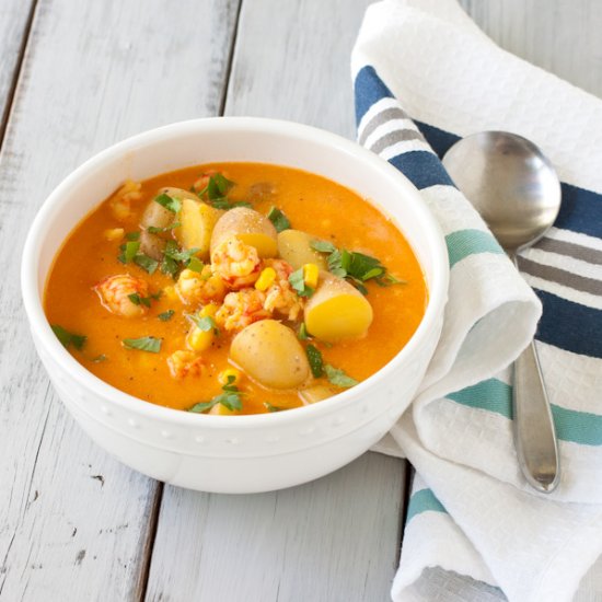 Langostino chowder