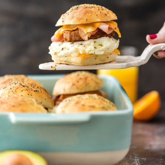 Baked Breakfast Sliders