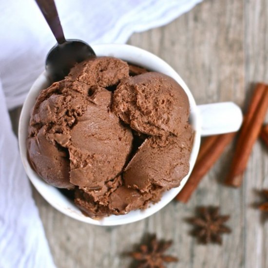 Dark Chocolate Chai Ice Cream