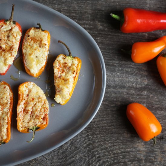 Stuffed Sweet Peppers with Honey