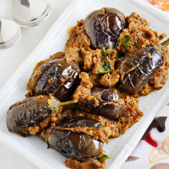 Stuffed Brinjal Fry