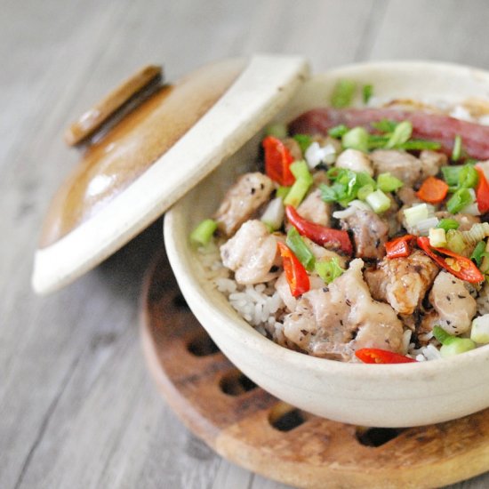 Clay Pot Rice with Spare Ribs