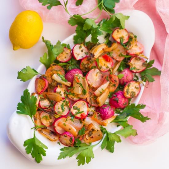 ROASTED RADISHES