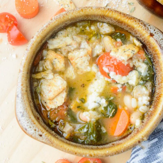 White Bean, Sausage & Barley Soup