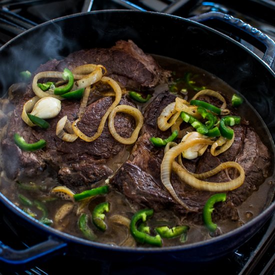 Chile-Braised Beef