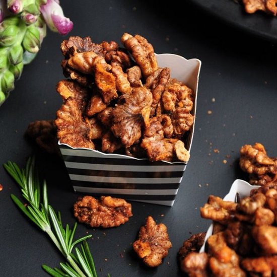 Roasted Spiced Walnuts