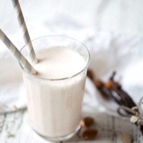 Homemade Almond Milk.