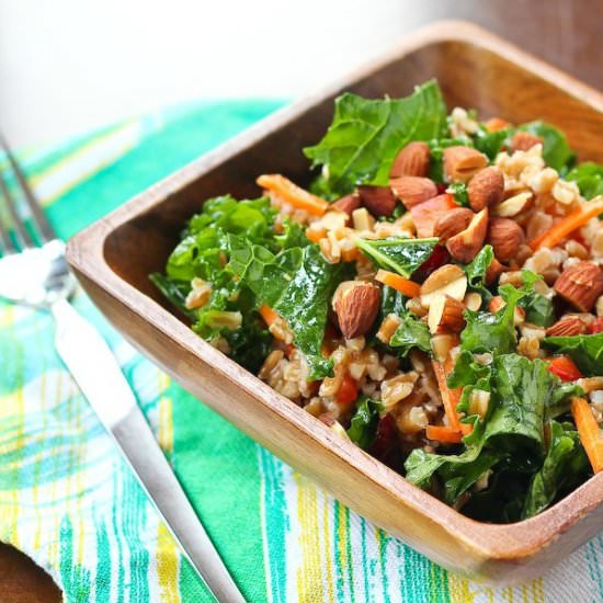 Kale Salad with Farro