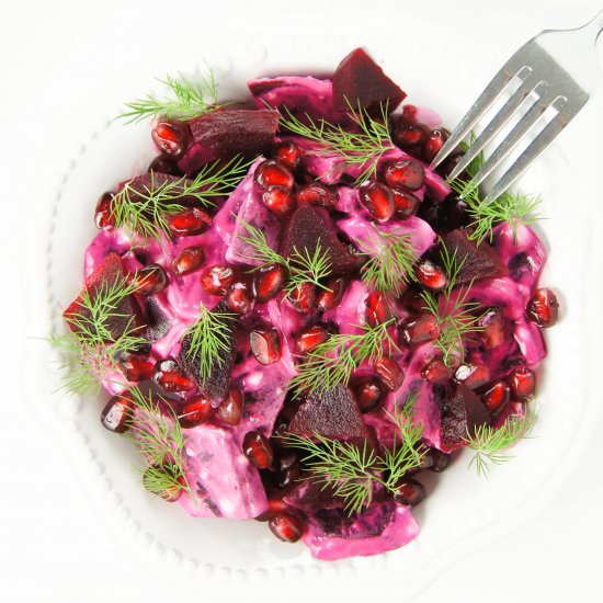 Pomegranate and Beet Salad