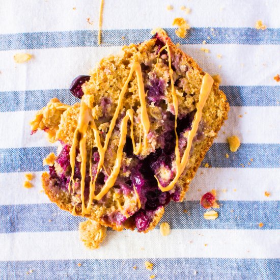 Blueberry Muffin Streusel Bread