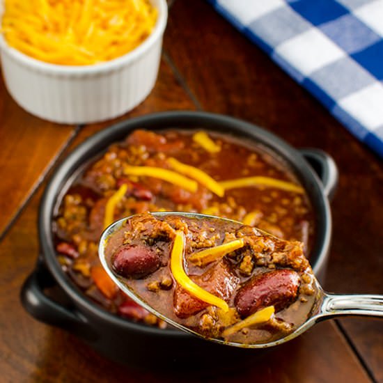 Slow Cooker Homestyle Chili