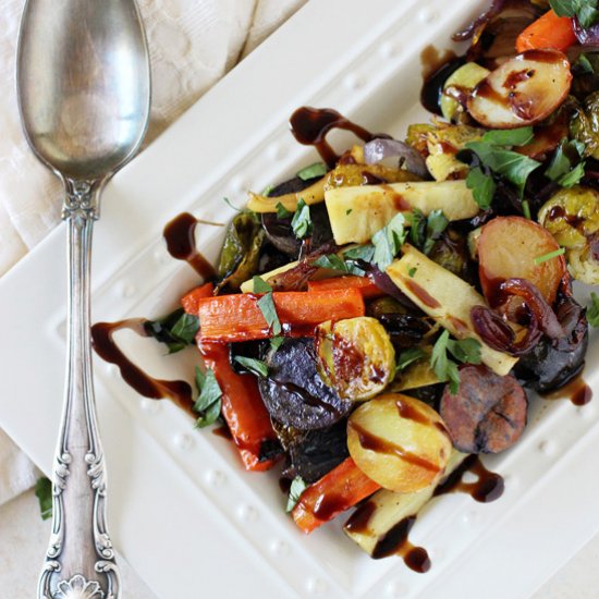 honey balsamic vegetables