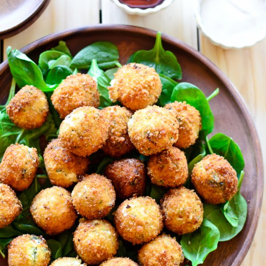 Spinach & Artichoke Dip Bites