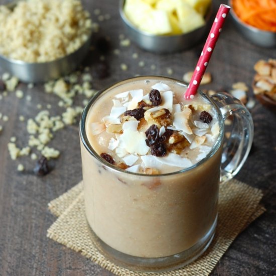 Morning Glory Smoothie with Quinoa