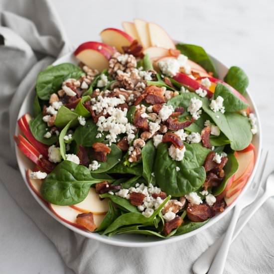 Apple, Bacon and Blue Cheese Salad